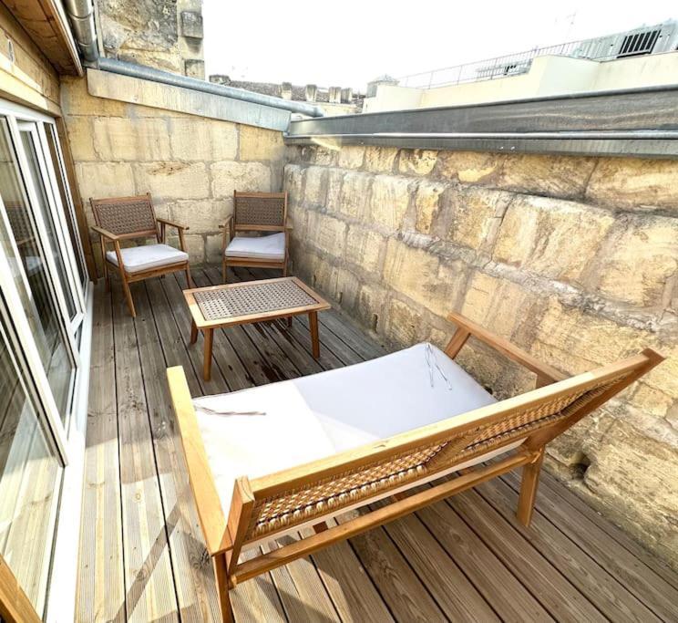 Appartamento 5- Hypercentre - 4Pers - Clim - Terrasse - Netflix Libourne Esterno foto